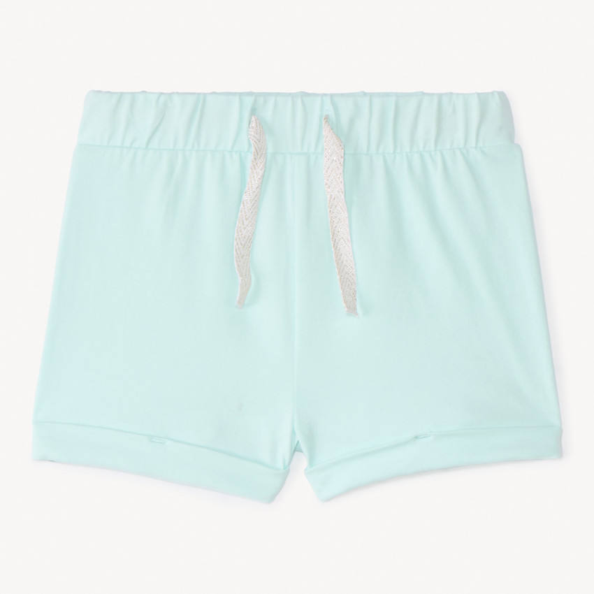 Short en jersey coloris uni pour bébé fille