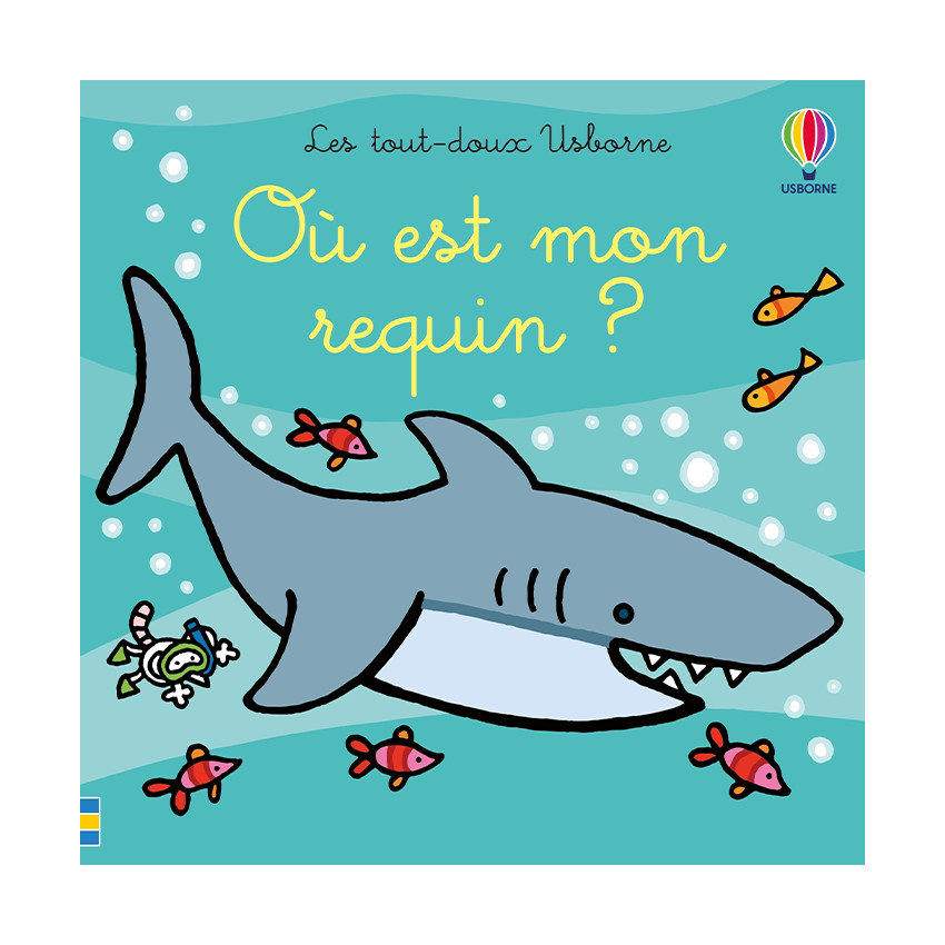 Livre à toucher "Où est mon requin ?" 