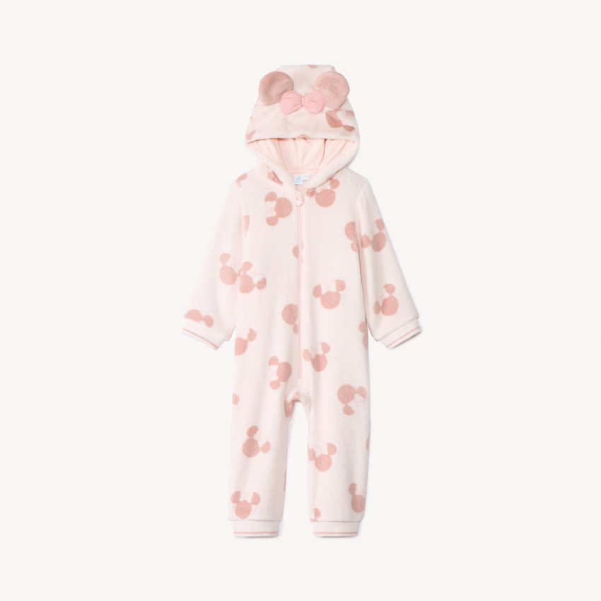 Surpyjama en sherpa imprimé Minnie Disney pour bébé fille 