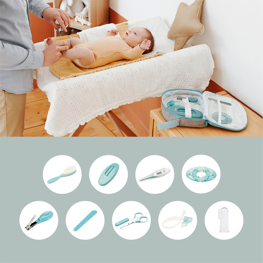 Trousse de soin pour bébé - Aqua - Gris (Babymoov) - Image 3