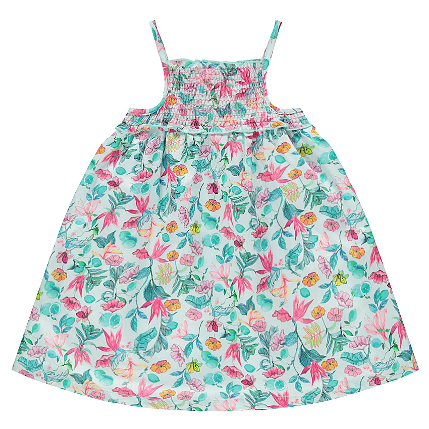 Robe fleurie à bretelles 