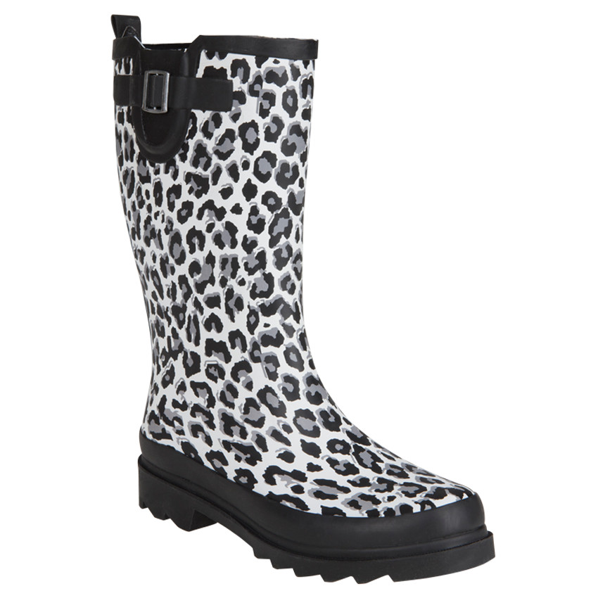Bottes de pluies imprimées léopard 