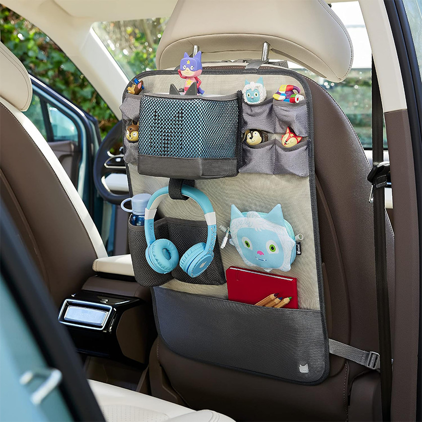 Organiseur de voiture + mini sac Yéti gris 