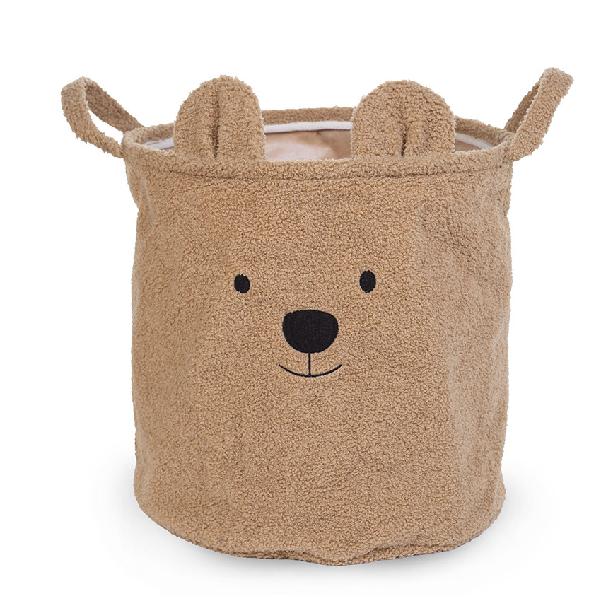 Panier de rangement Teddu 40 x 40 x 40 cm - Beige