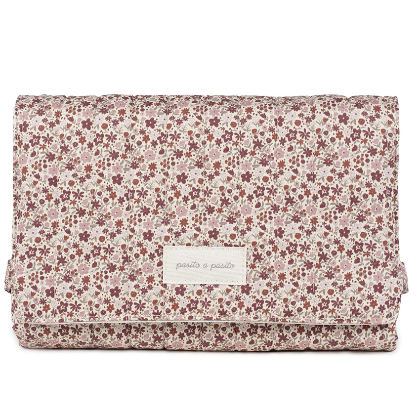 Matelas à langer de voyage Cherry Fleurs 