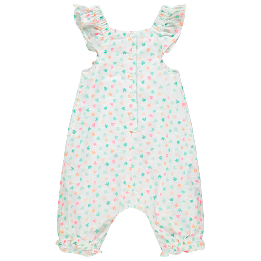 Cominaison longue imprimée all-over avec tortue brodée 