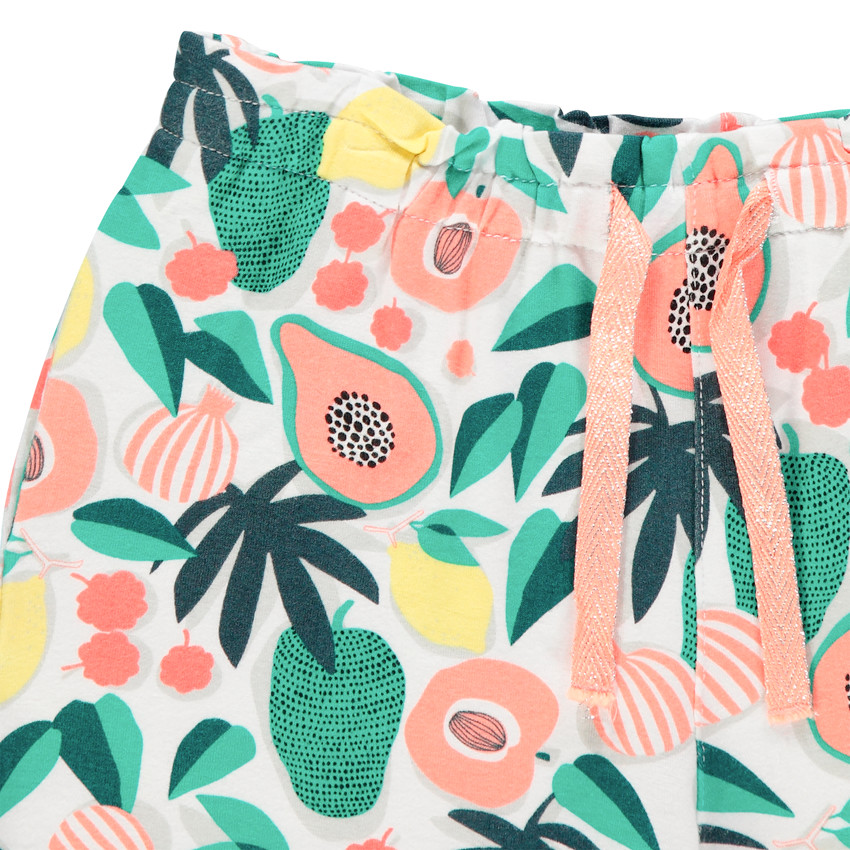 Ensemble avec débardeur print fruits et short imprimé all-over 