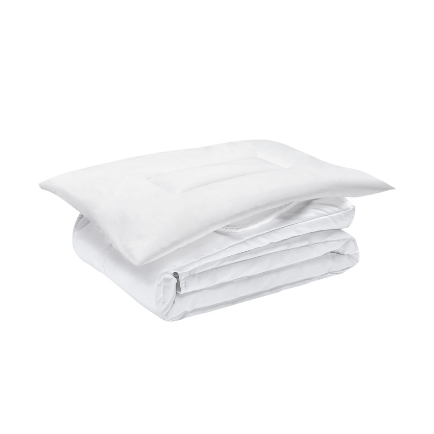 BULTEX - Set oreiller + couette en coton - Blanc