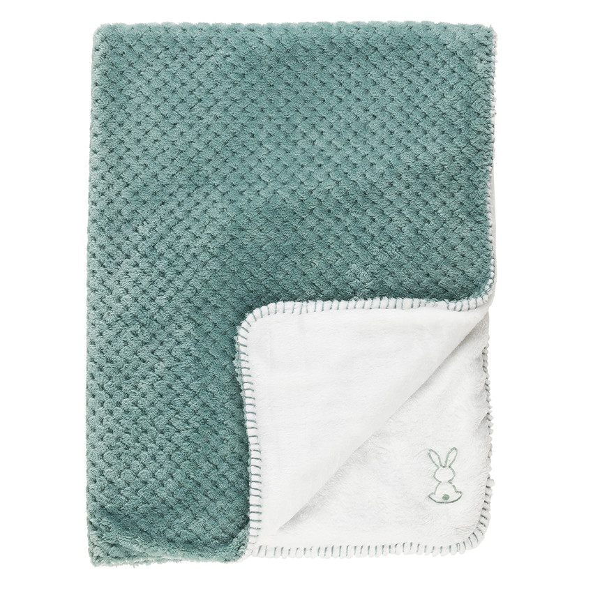 Couverture en velours supersoft cuivré Lapidou pineapple 