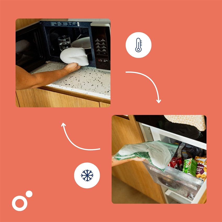 Bouillotte sèche Snoogy Mom Corduroy Sand 