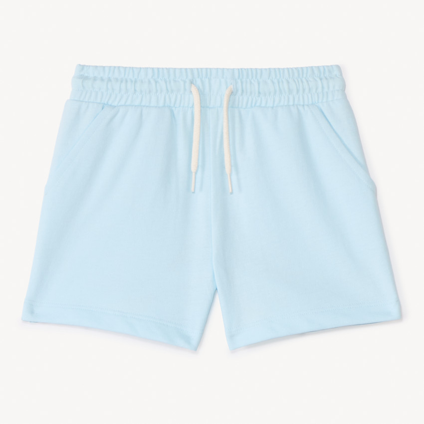 Short en maille coloris uni pour fille