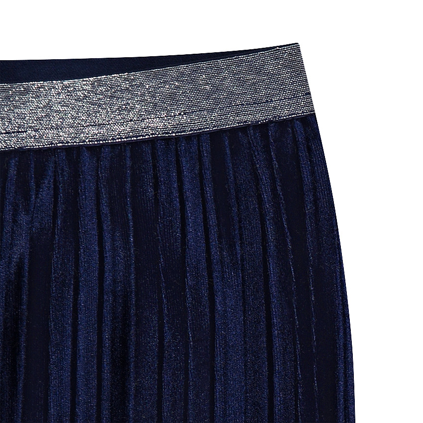Junior - Jupe plissée avec taille brillante 