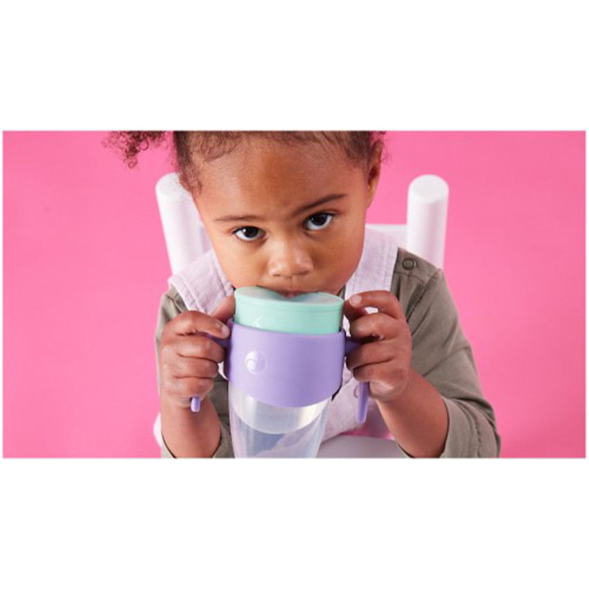 Gobelet d'apprentissage 360° 250ml Lilac Pop 6m+ 