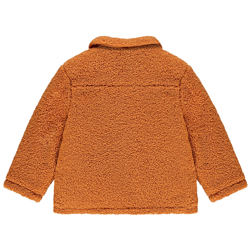 Veste en fausse fourrure à poches pour bébé garçon 