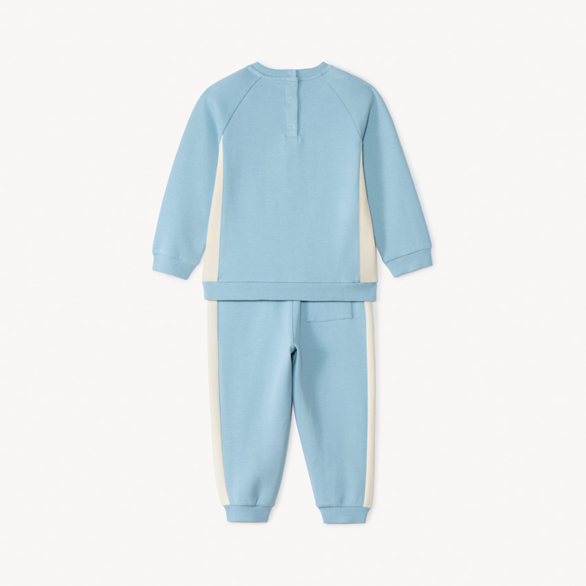 Ensemble jogging en scuba motif ourson pour bébé garçon 