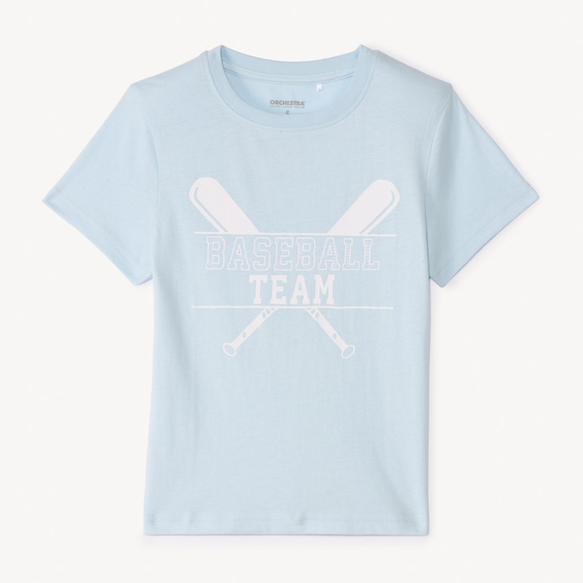 T-shirt manches courtes print fantaisie pour garçon