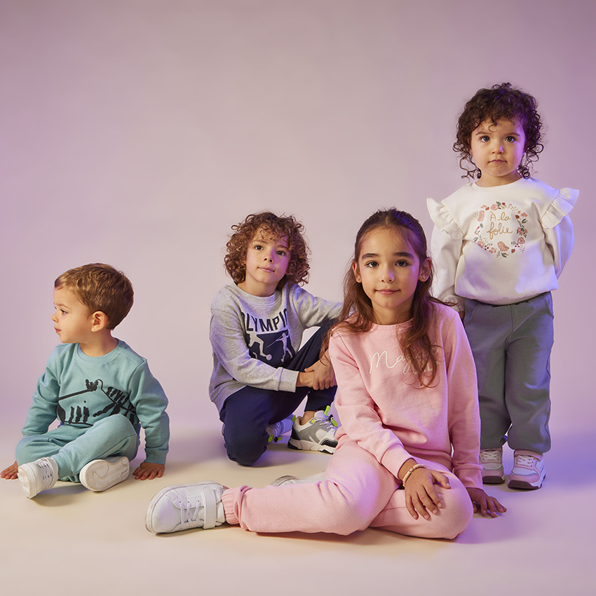 Ensemble jogging molleton print zèbre pour bébé garçon 