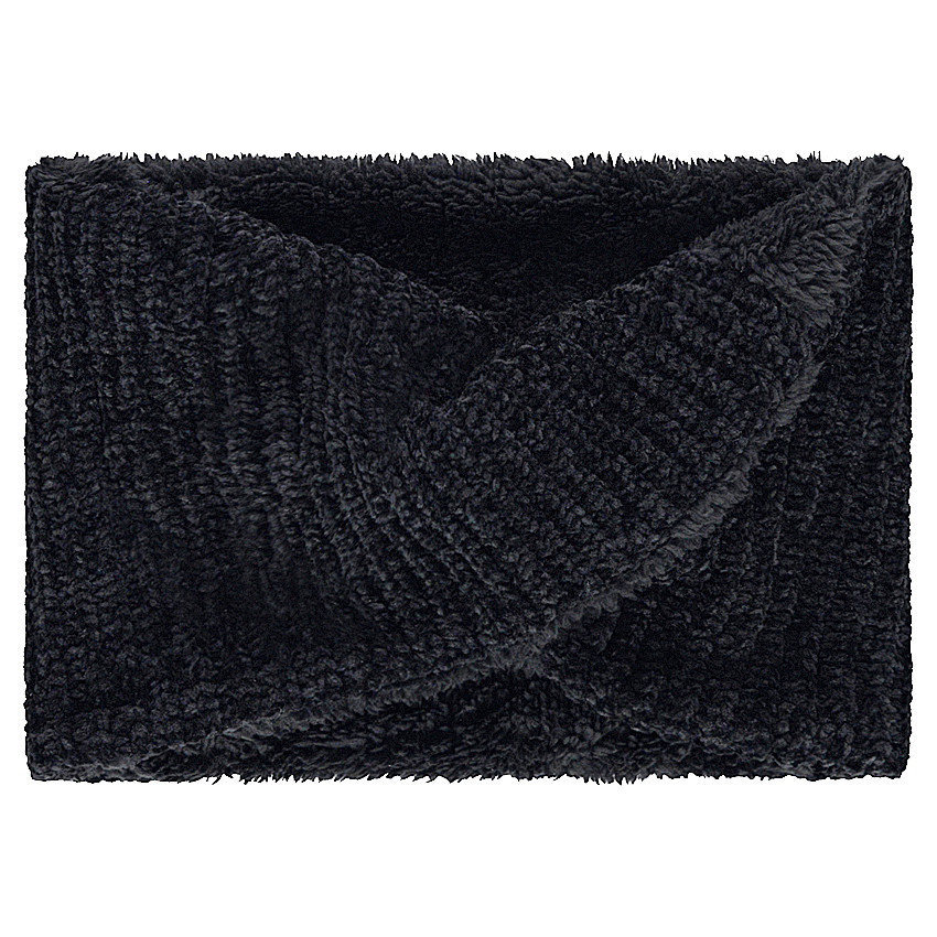 Snood en maille chenille avec doublure en sherpa 