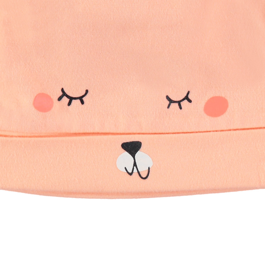 Ensemble de naissance avec pyjama body et bonnet print lapin