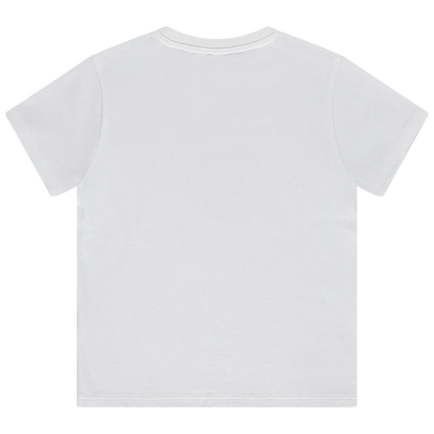 T-shirt manches courtes patch brodé rugby pour garçon 