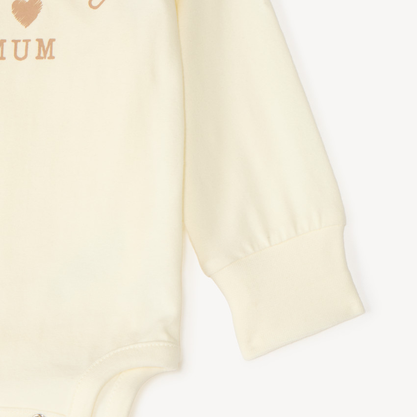 Lot de 2 bodies manches longues évolutifs pour bébé fille 