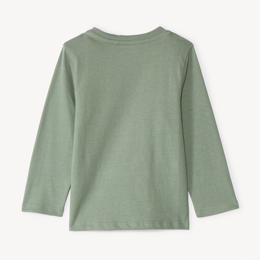 T-shirt manches longues à poche printé fantaisie pour bébé garçon  