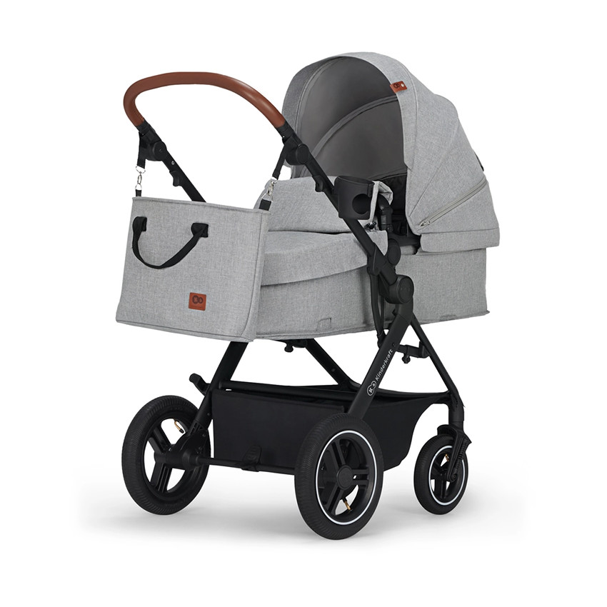 Poussette trio B-Tour 3 en 1 Mink Pro gris clair  