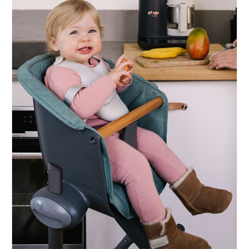 Chaise-haute évolutive Up & Down Dark grey 