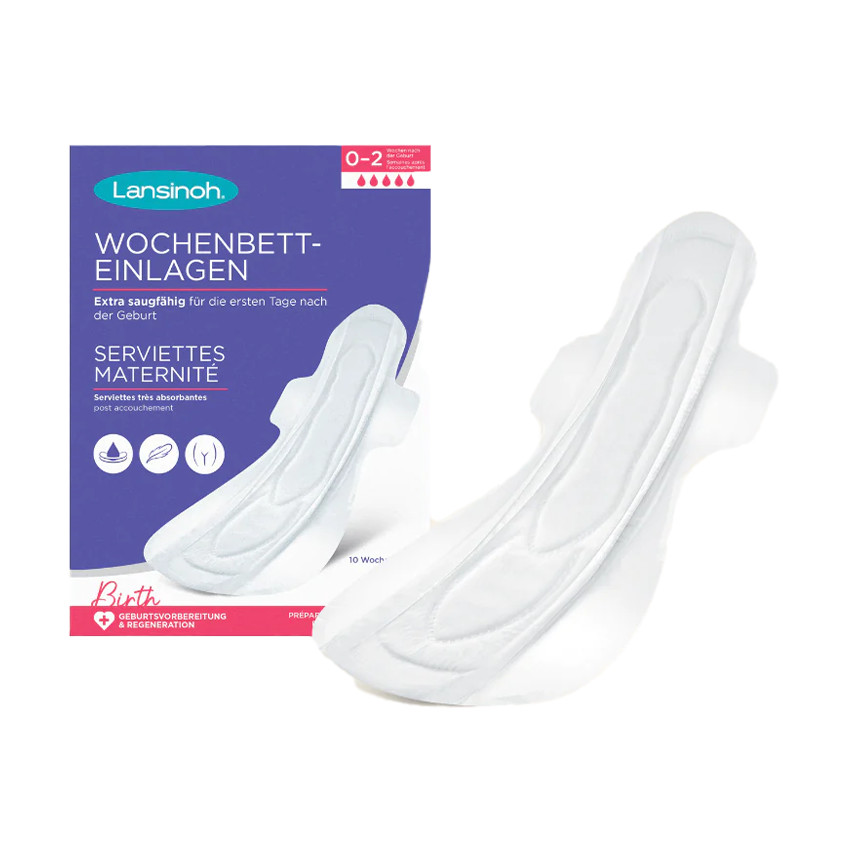Pack de 10 serviettes post-partum Extra-Absorbantes 