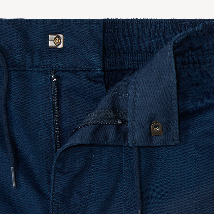 Pantalon droit en toile armurée pour garçon 