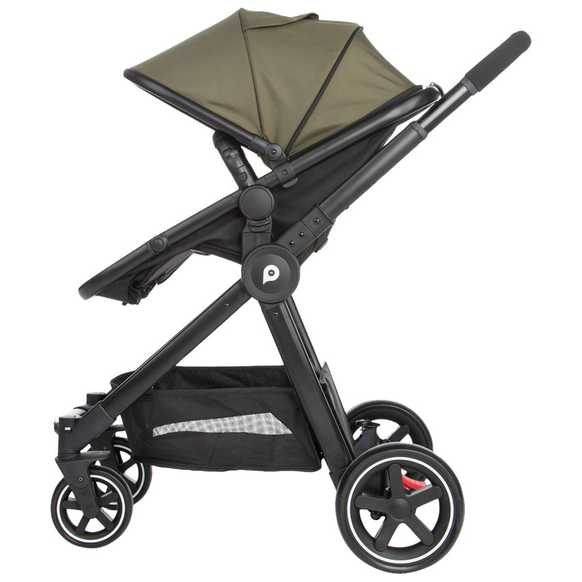 Poussette duo Théa 2 en 1 kaki/noir 