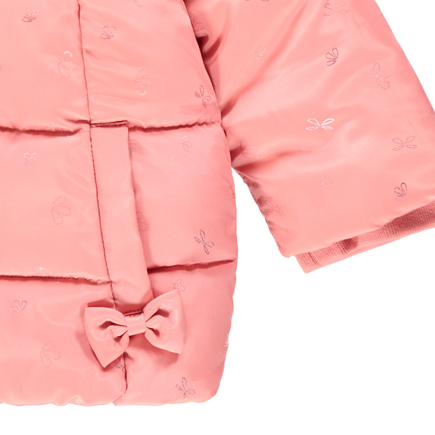 Doudoune doublée sherpa à imprimé en foil pour bébé fille 