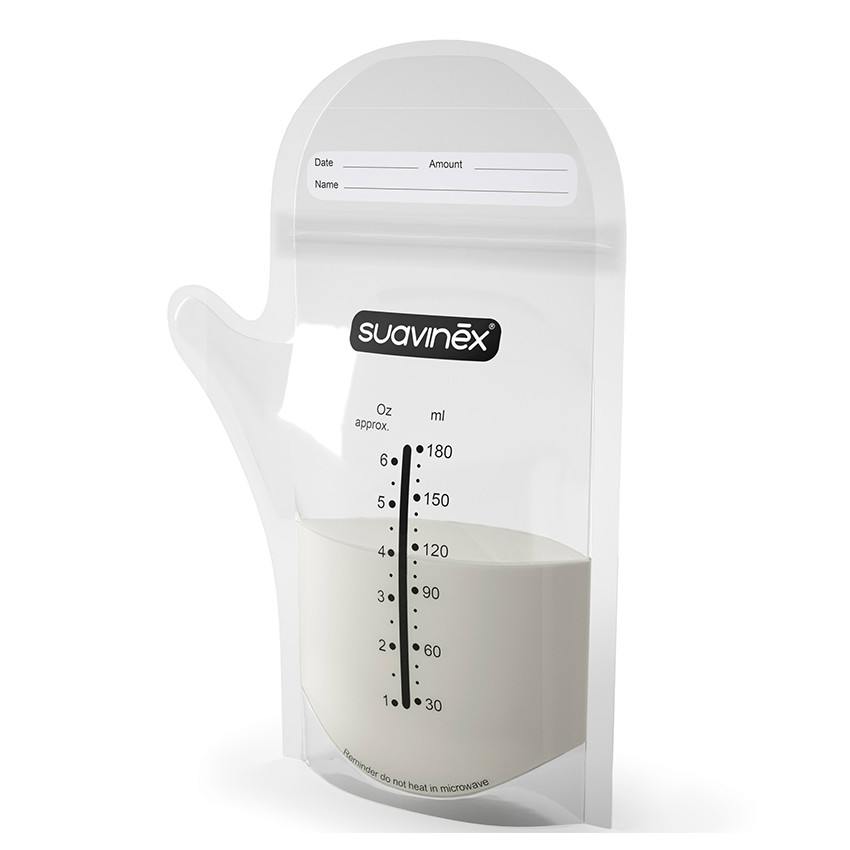 Tire-lait manuel + biberon Zero Zero 120 ml - Blanc (Suavinex) - Image 3