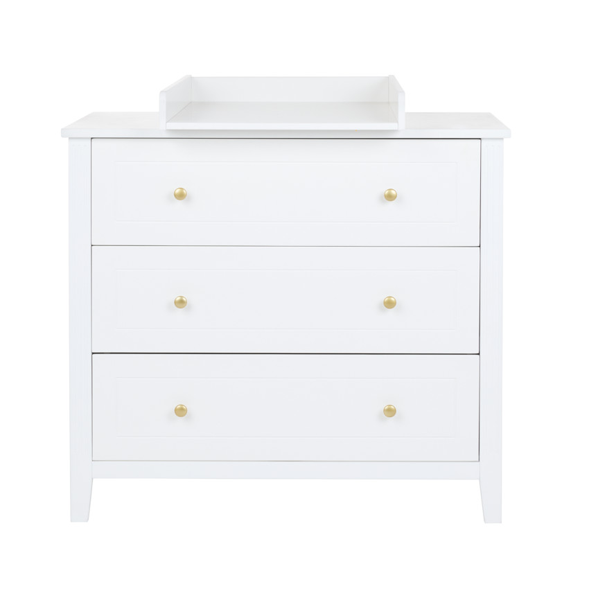 Plan à langer blanc pour commode Noah/Charlie/Mae 