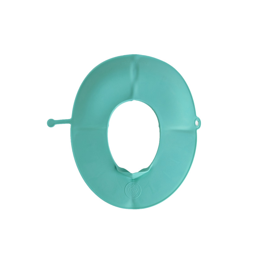 Réducteur de toilette pliable + sac de transport - Vert