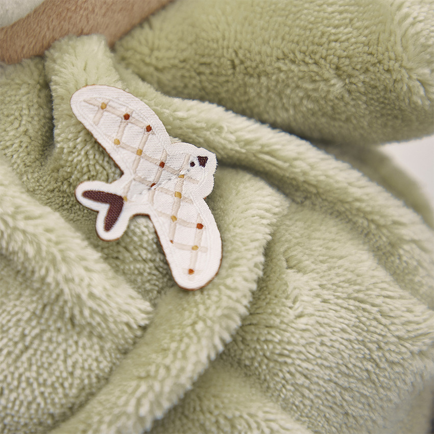 Peluche ours Patapouf 17cm vert 