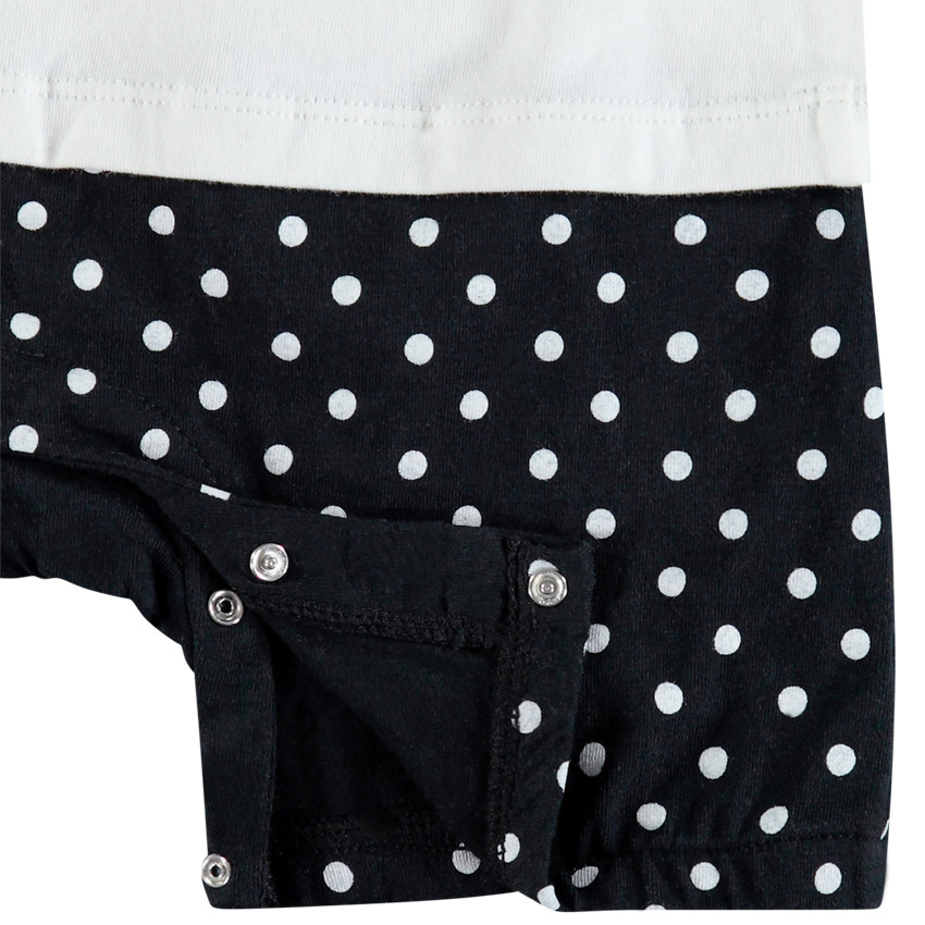 Combinaison courte effet 2 en 1 print Minnie Disney 