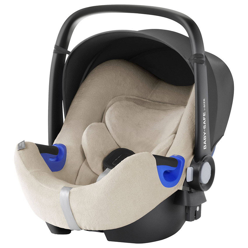 Housse été pour siège auto Baby-safe Isize - Beige Main Housse été pour siège auto Baby-safe Isize - Beige