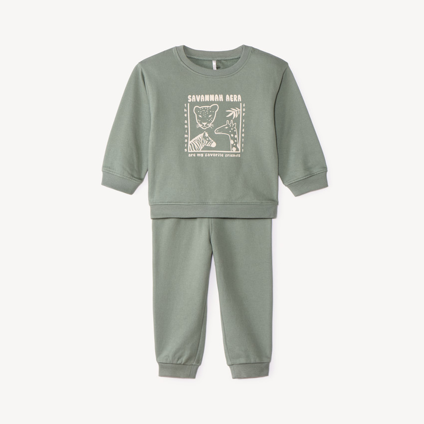 Ensemble de jogging bébé garçon print fantaisie 