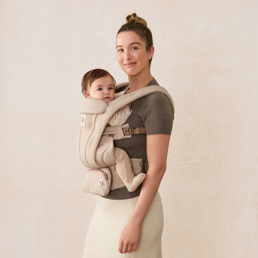 Porte bébé Omni Deluxe Mesh 4 positions Natural Beige 