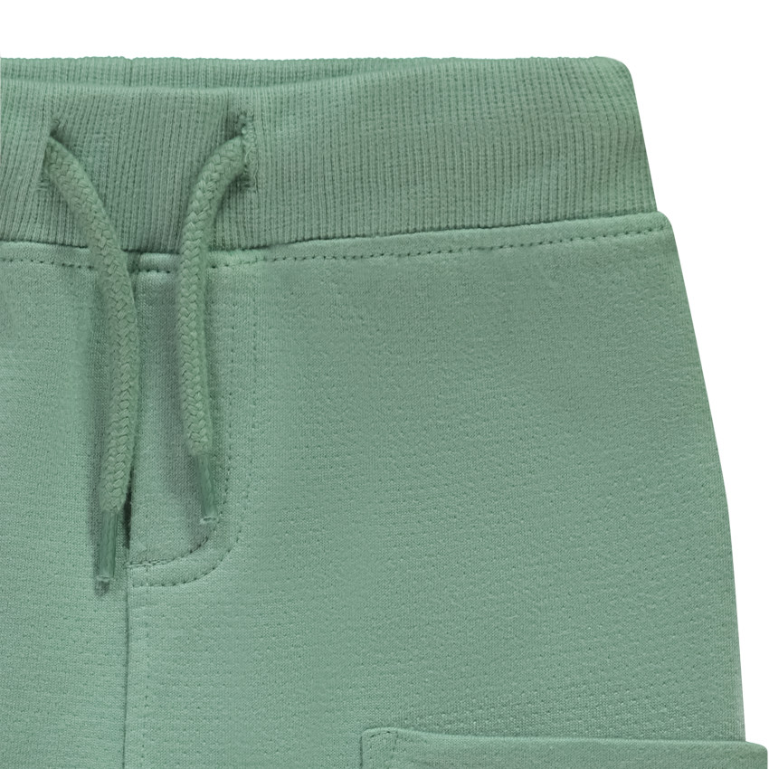 Pantalon de jogging uni en molleton avec poches cargo pour bébé garçon 