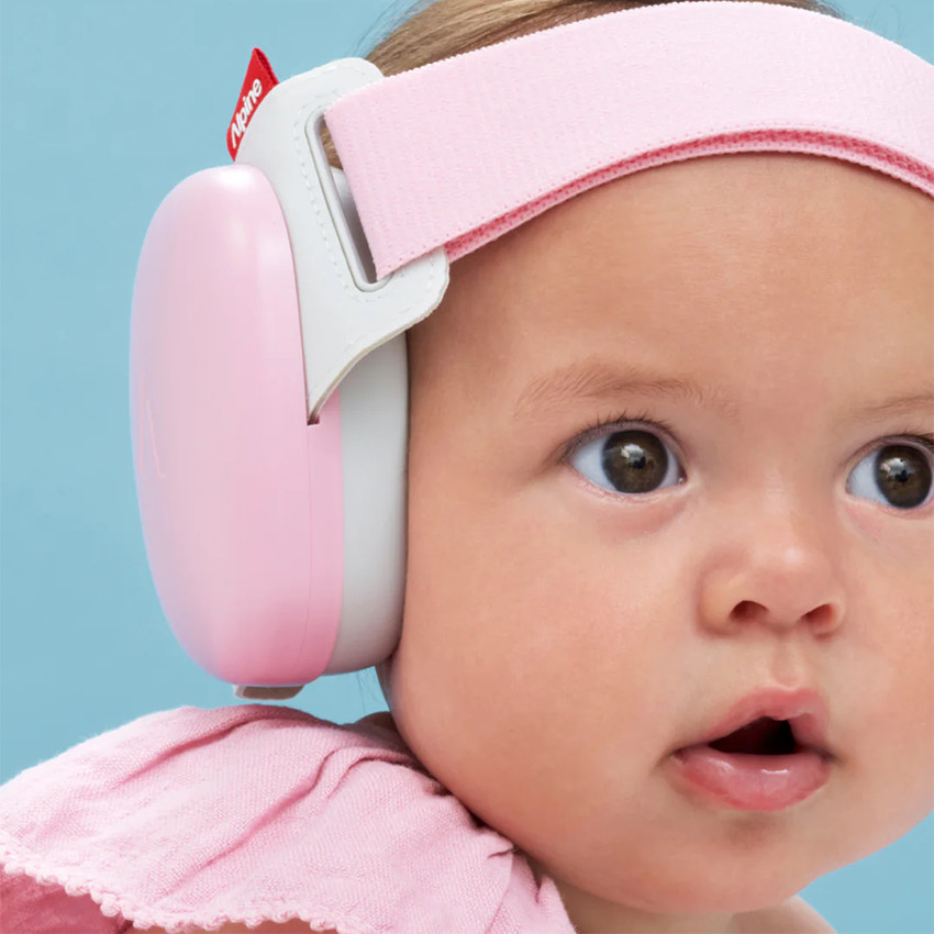 Casque anti-bruit pour bébé Muffy Baby rose pink 