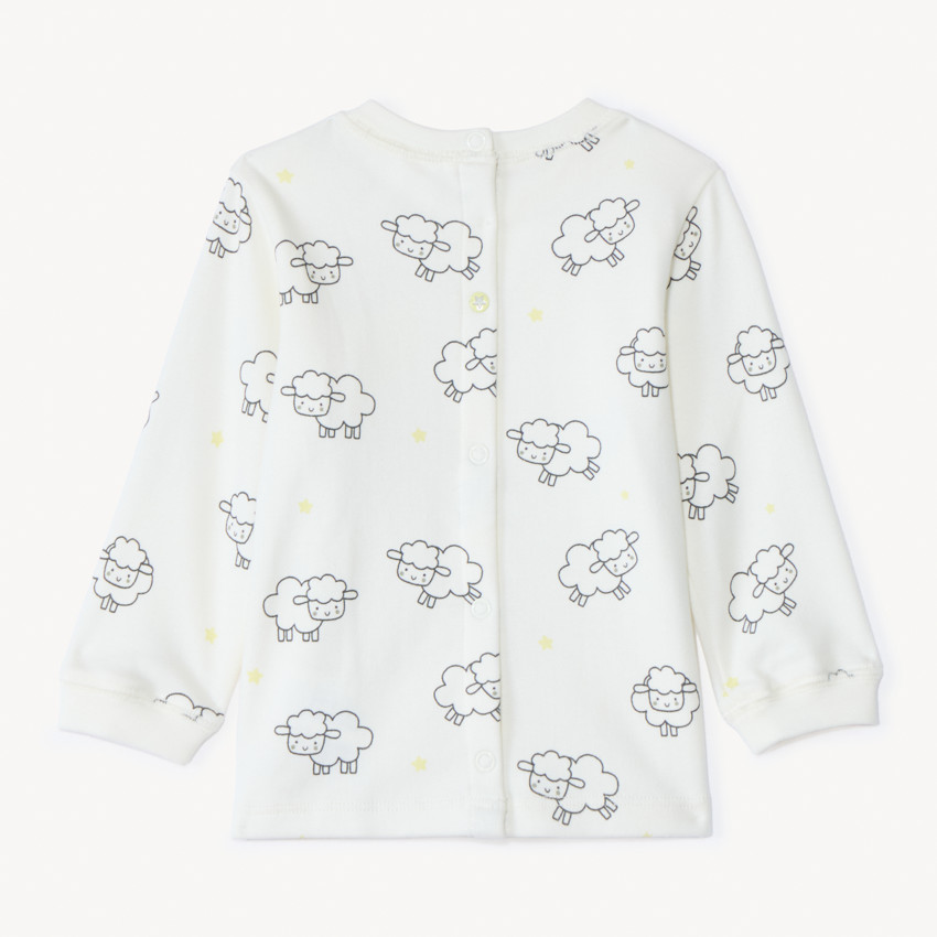 Ensemble 2 pièces motif moutons pour bébé garçon 