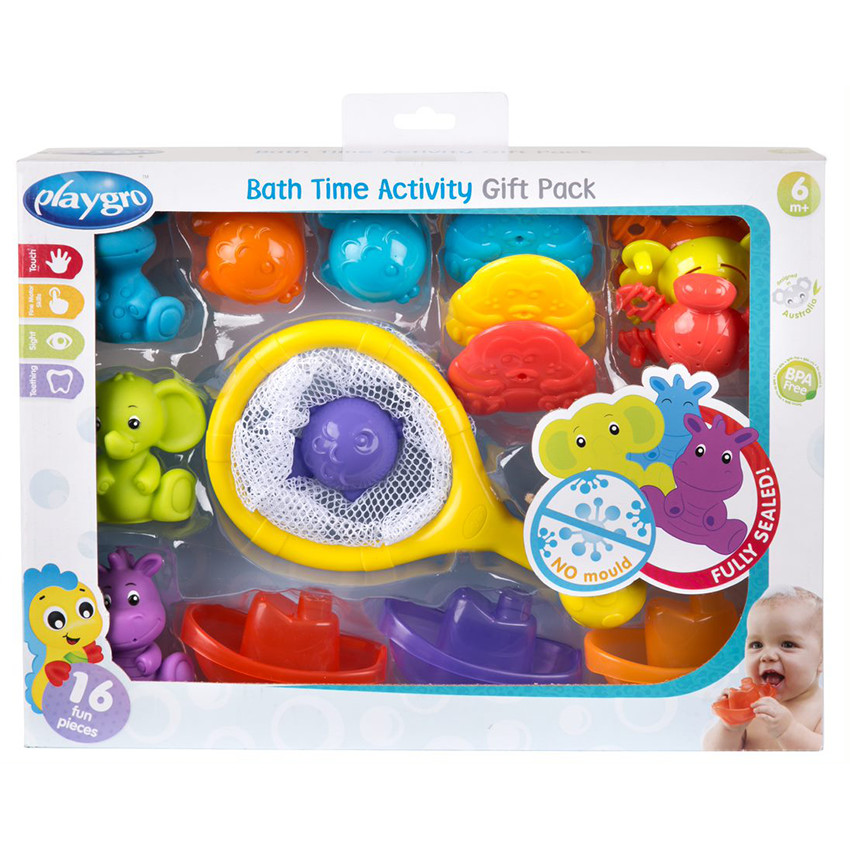 Coffret de 16 accessoires de bain Main Coffret de 16 accessoires de bain