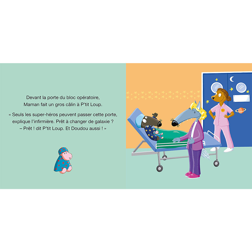 Livre "P'tit Loup va à l'hôpital" 2ans+  