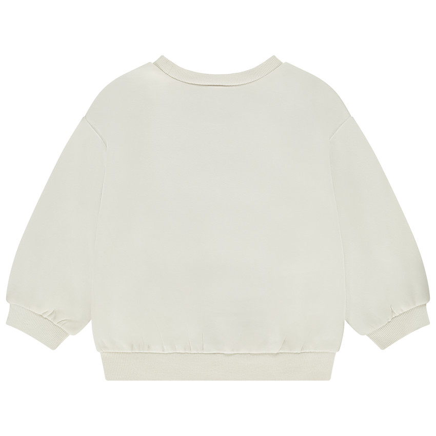 Sweat oversize en molleton avec broderies pour bébé fille 