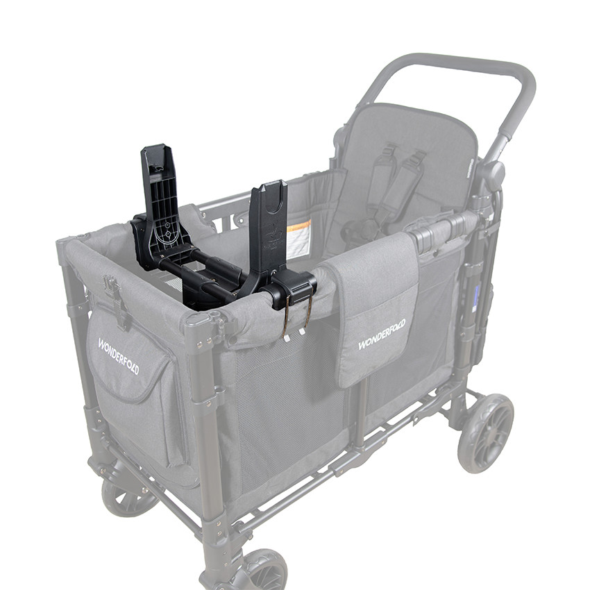 Adaptateur de siège-auto Nuna/Cybex/Maxi-Cosi pour chariot de transport W2 