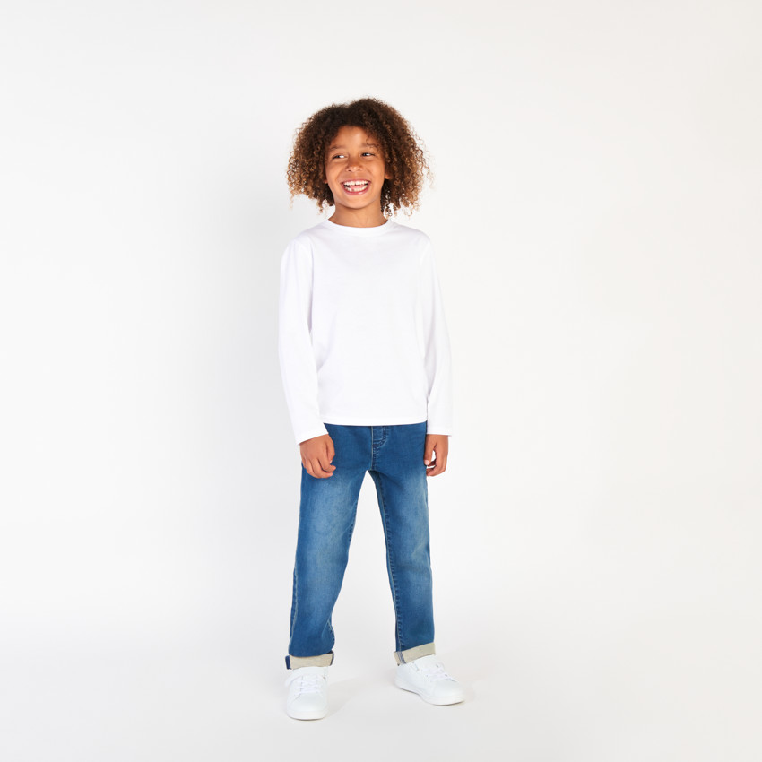 Jean style denim élastiqué pour garçon 
