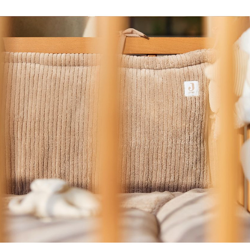 Tour de parc/lit - Milky Coffee - Cloudy Rib - 180x30 cm - Milky Coffee (Jollein) - Image 4