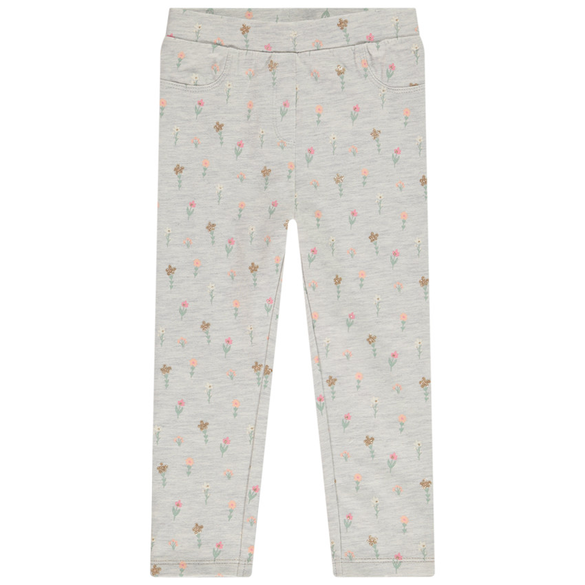 Jegging en molleton imprimé fantaisie pour bébé fille 